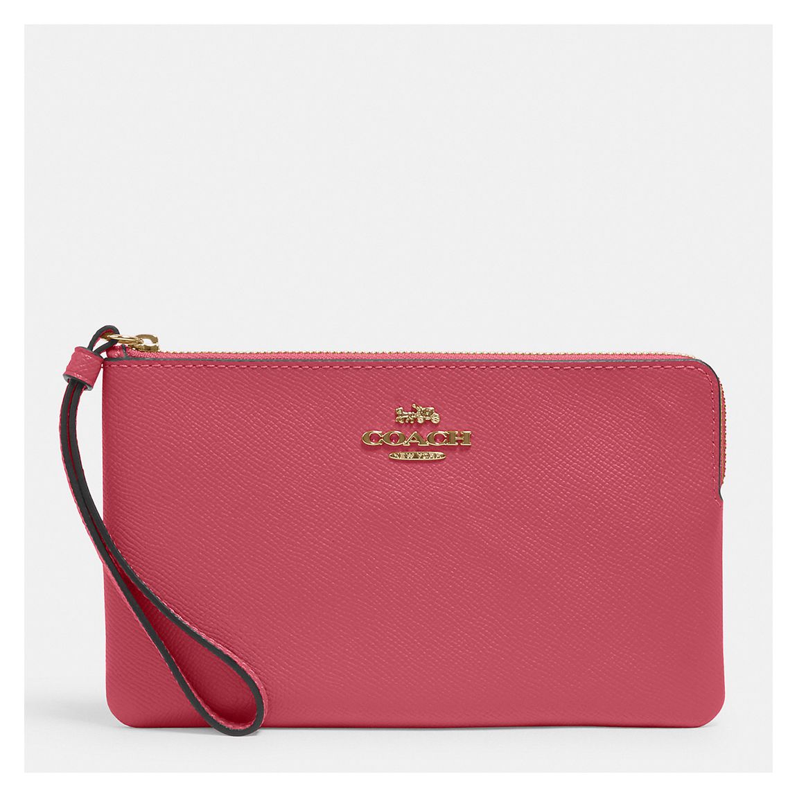 Strawberry Haze Large Zip Corner Wristlet main product photo