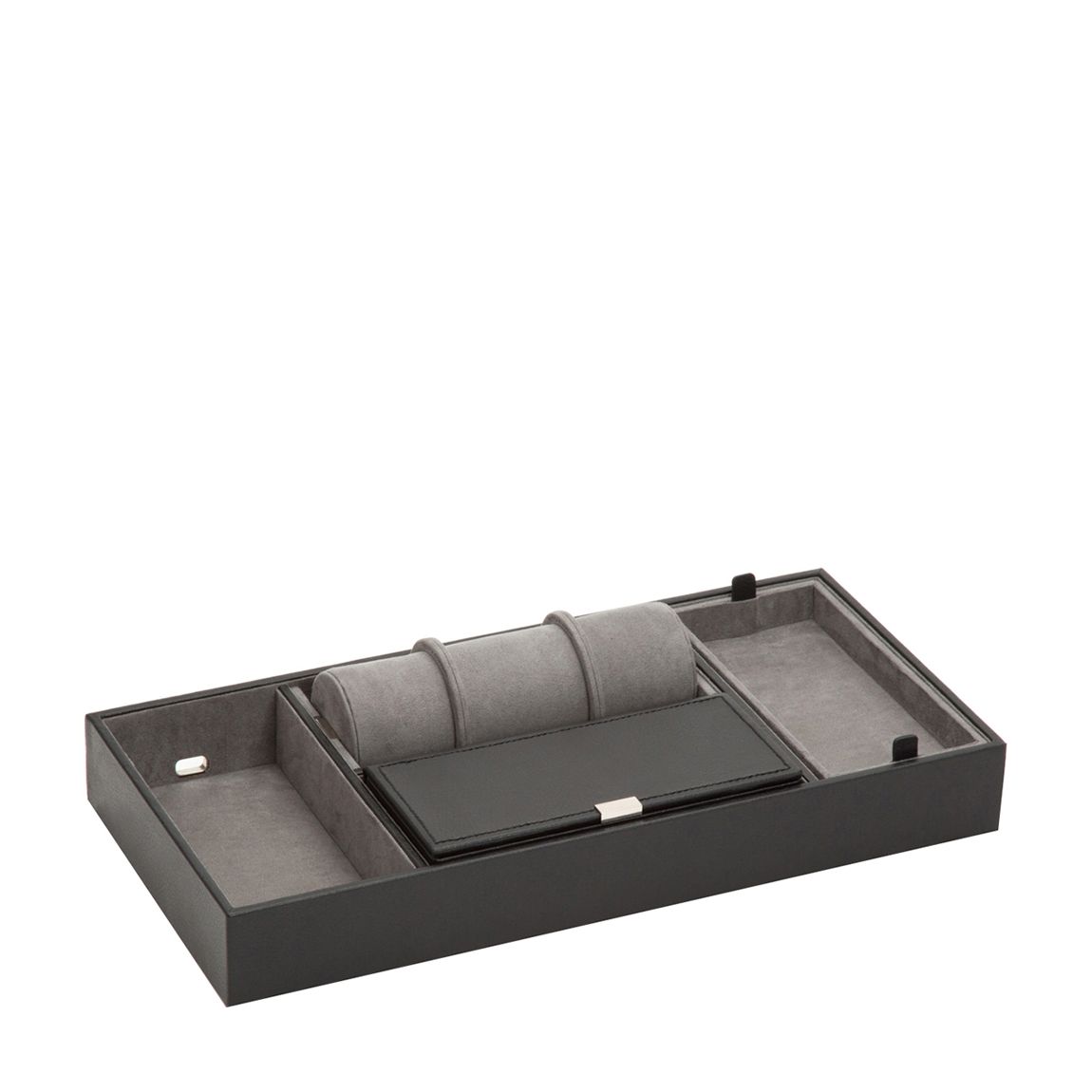 Black Howard Leather Valet Tray main product photo