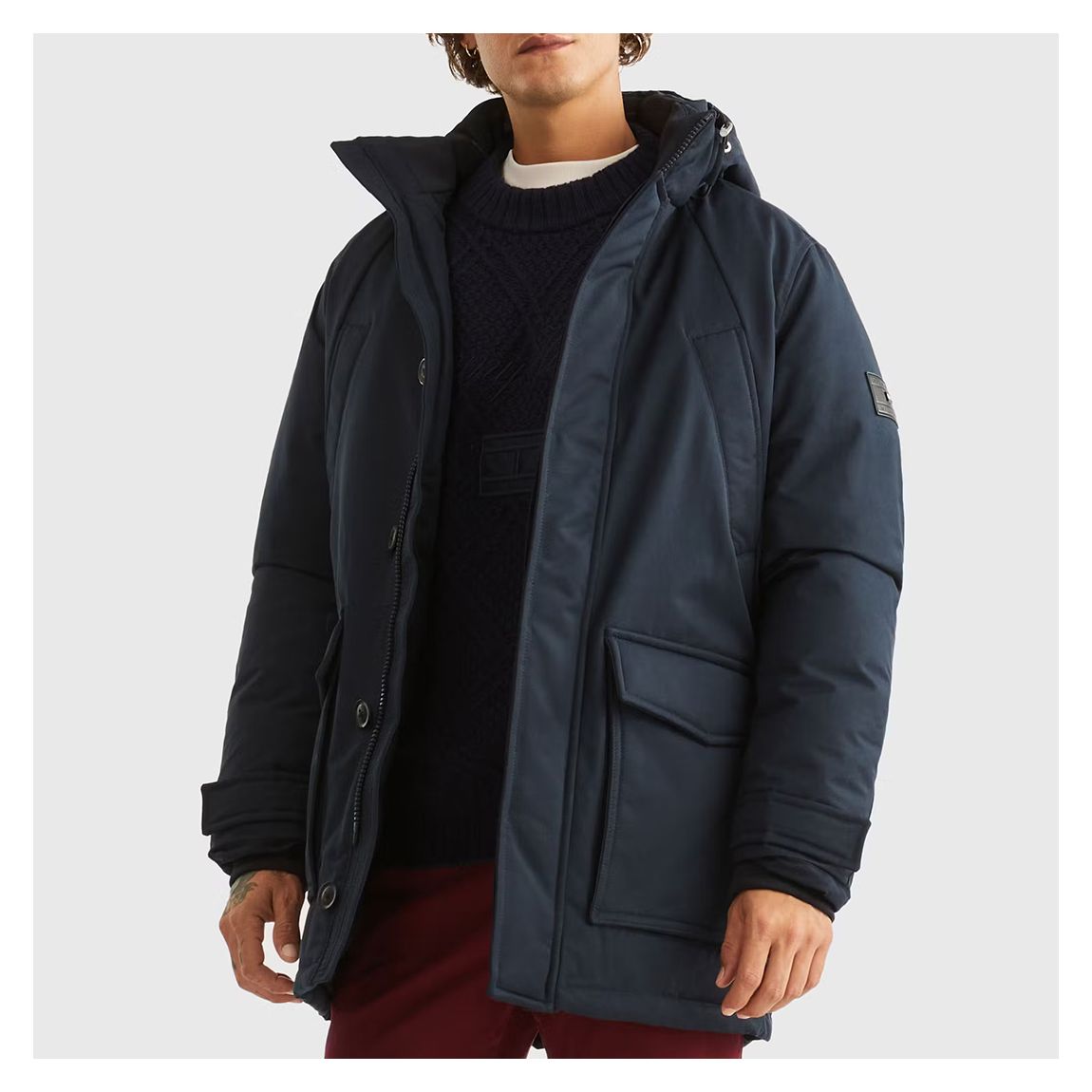 Navy Rockie Padded Coat main product photo