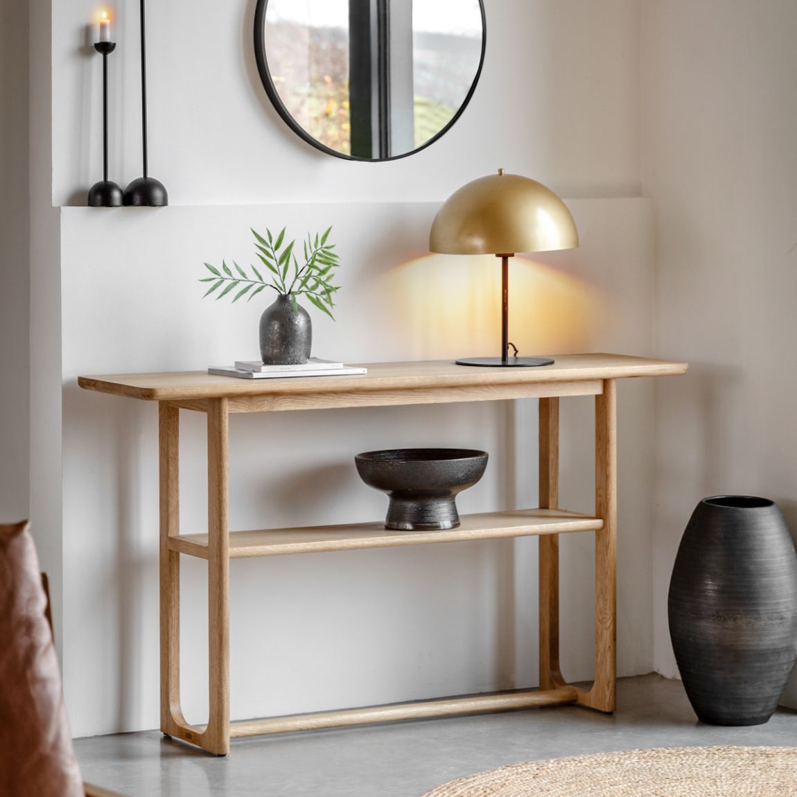 Timberline Console Table Smoked main product photo