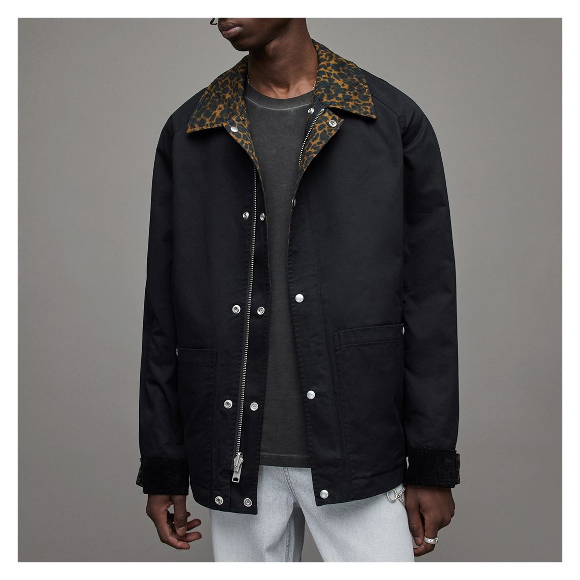 Brown/Black Stalker Vanian Reversible Jacket main product photo