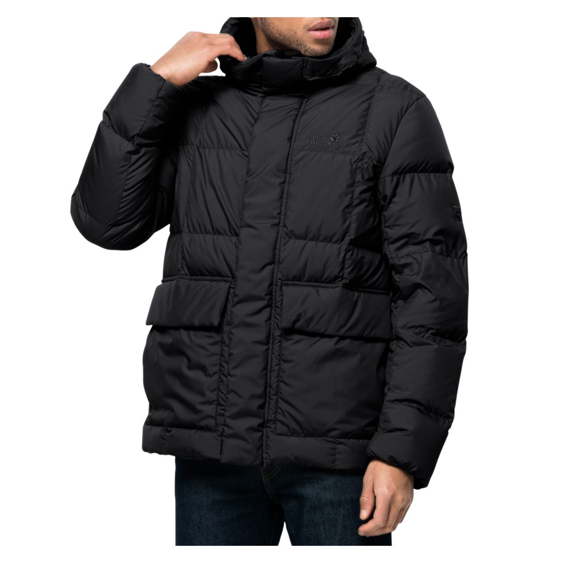 Black Frozen Lake Weather Resist Jacket main product photo