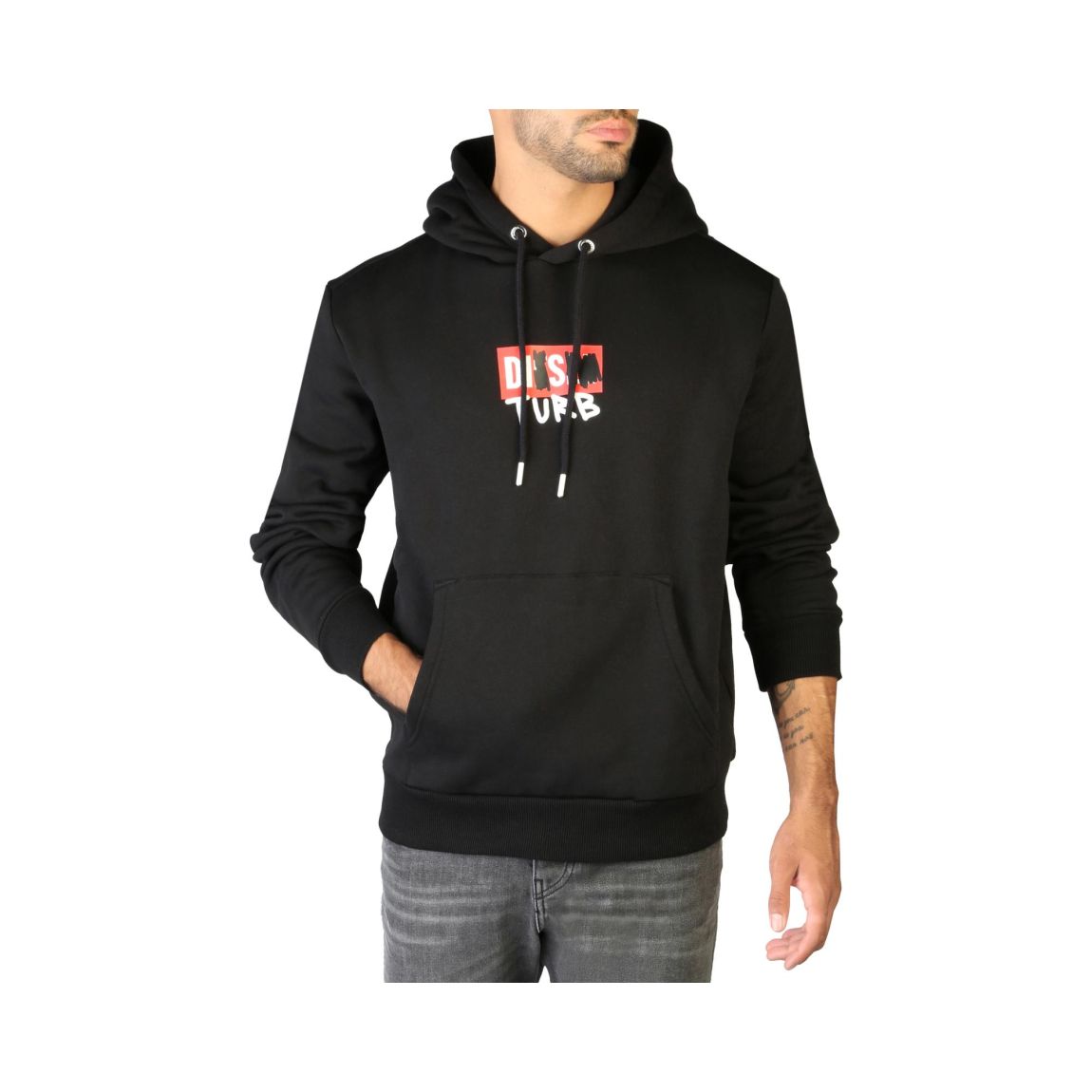 Graphic Hoodie A008750HAHQ - Black Sweatshirts main product photo