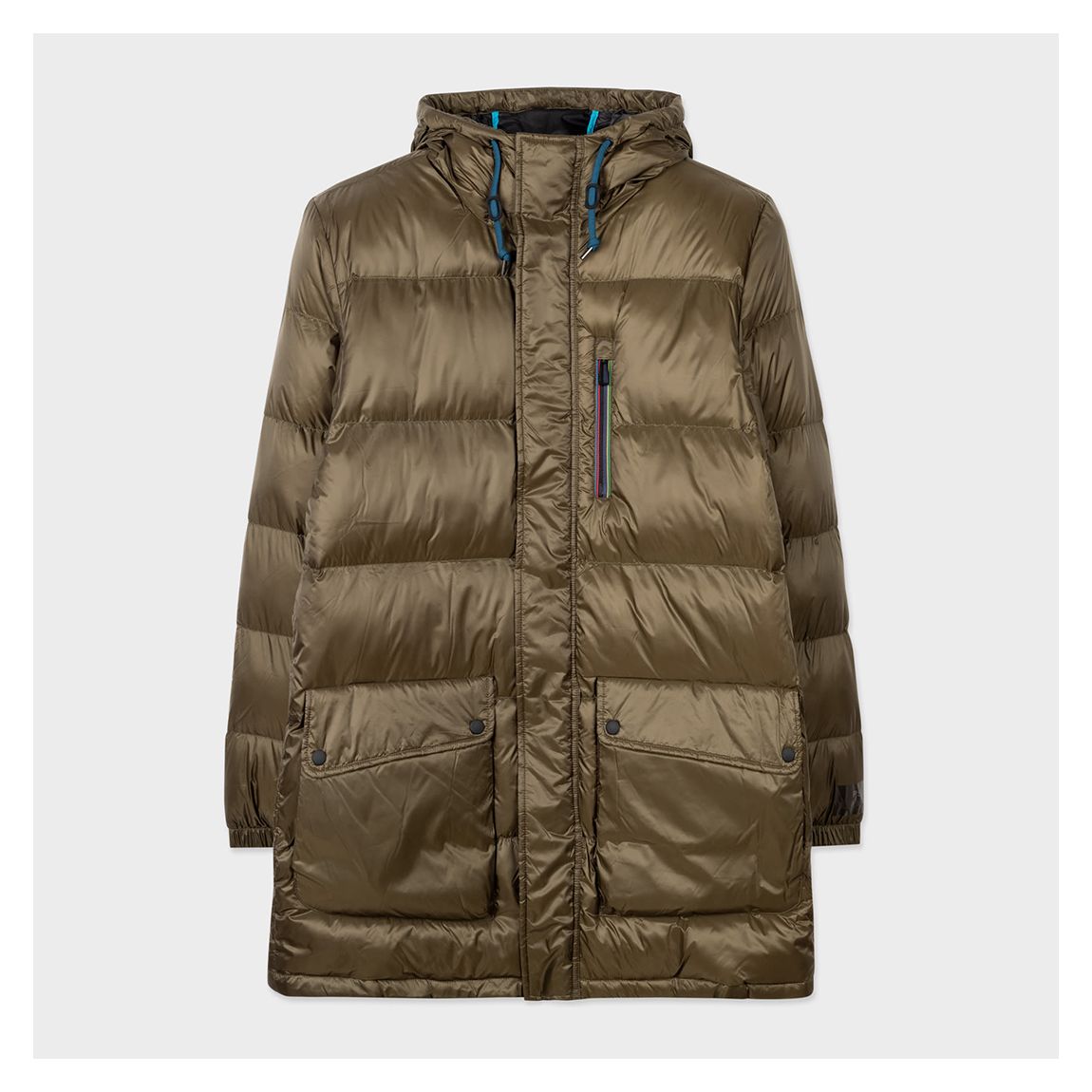 Brown Hooded Puffer Coat main product photo