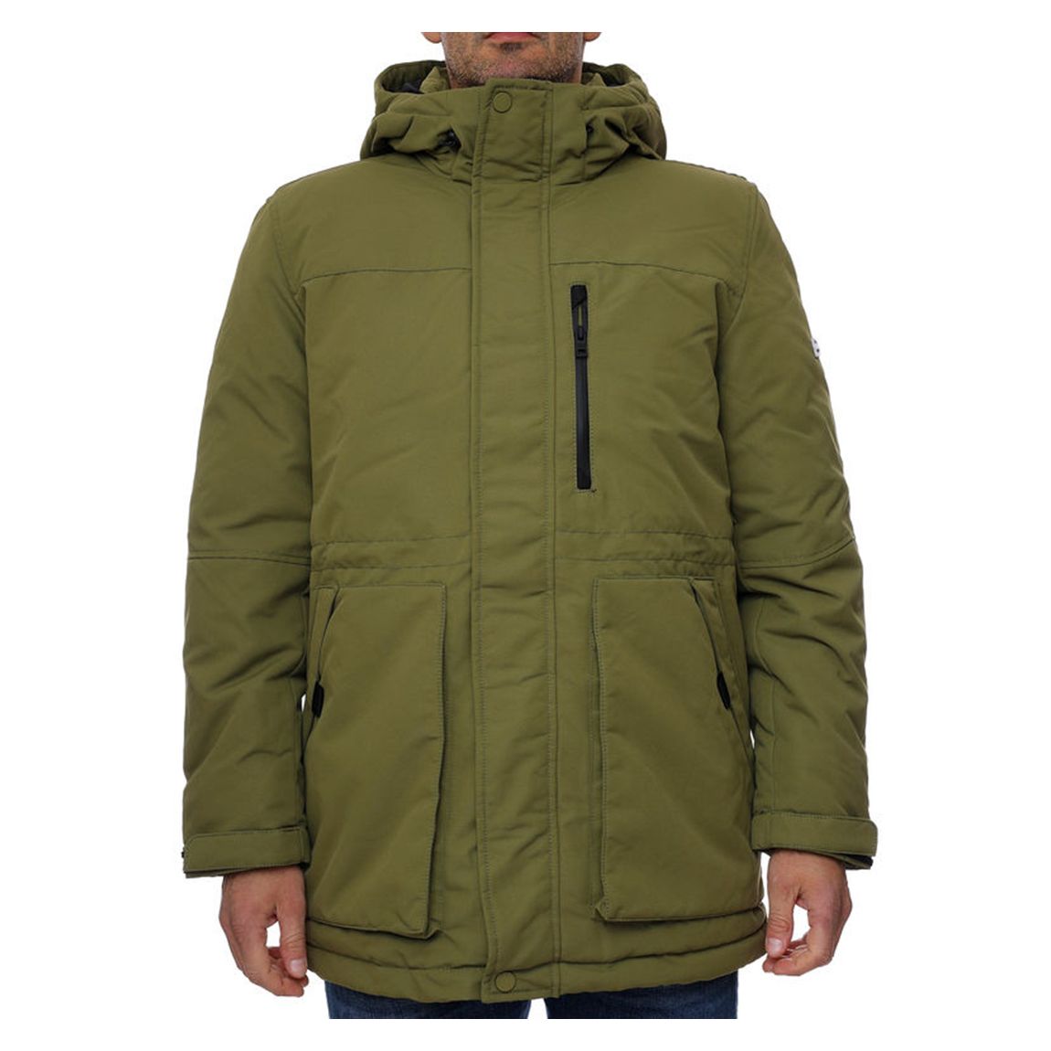 Khaki Tech Parka Jacket main product photo