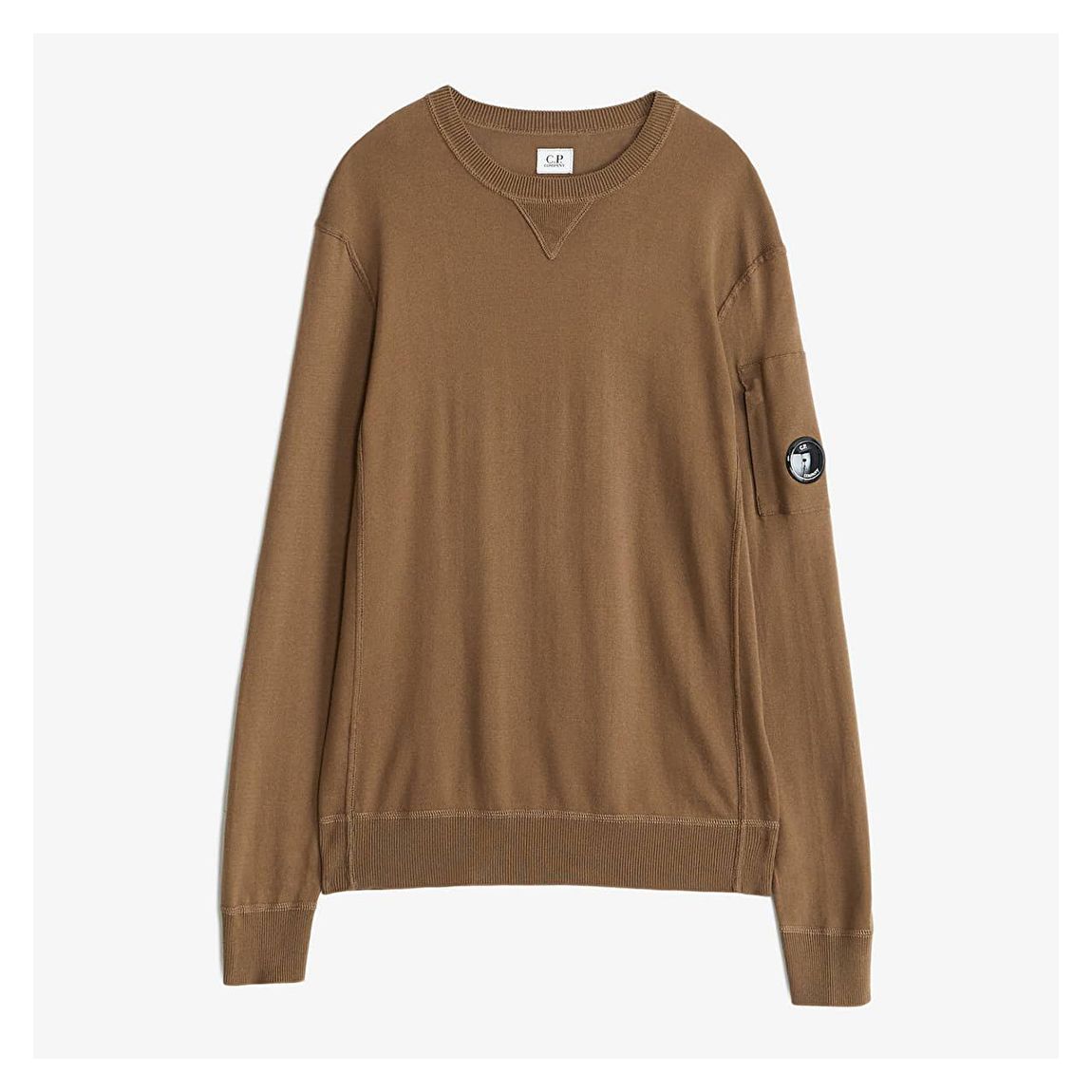 Brown Sea Island Knit Cotton Jumper main product photo