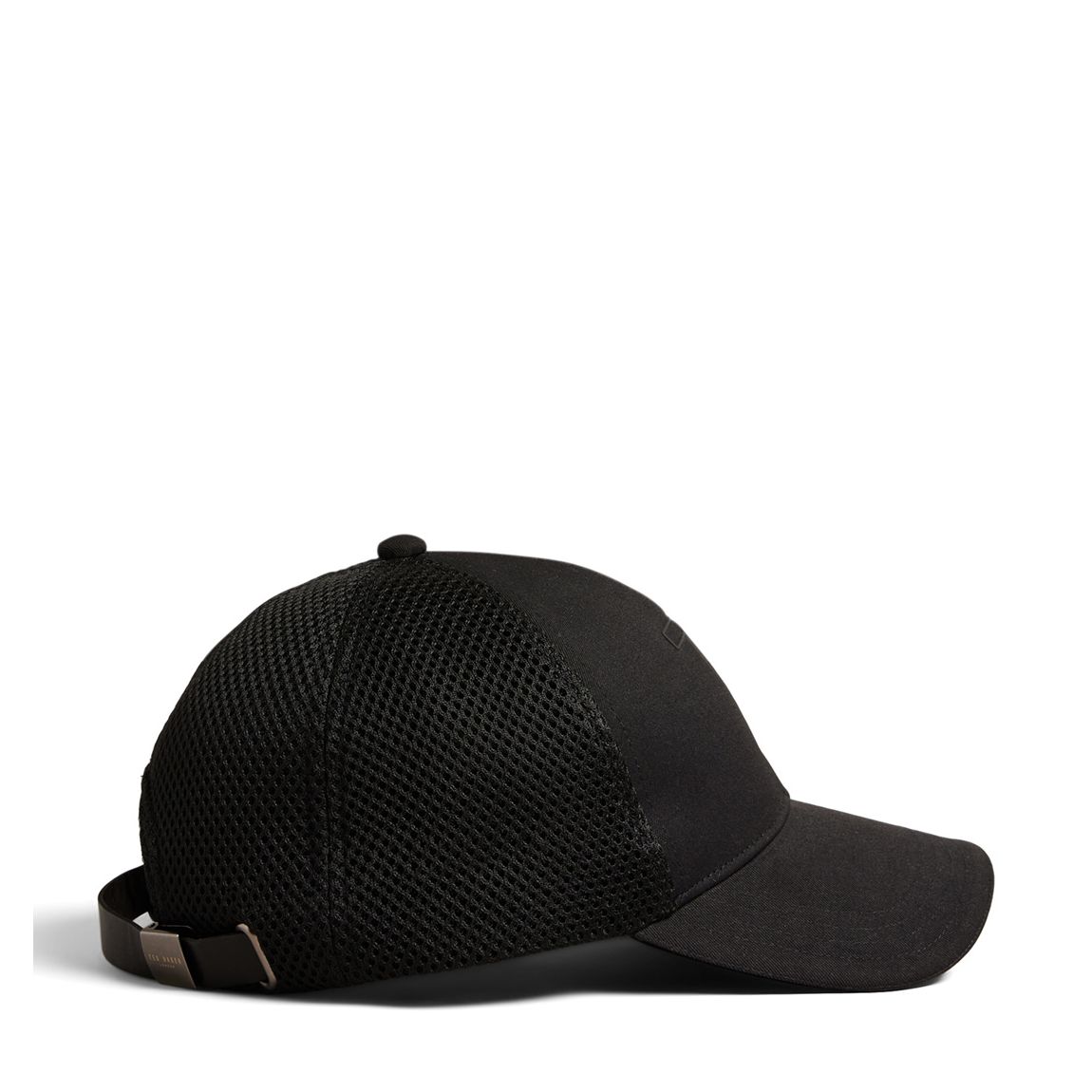 Black Ehtanee Mesh And Cotton T Cap main product photo