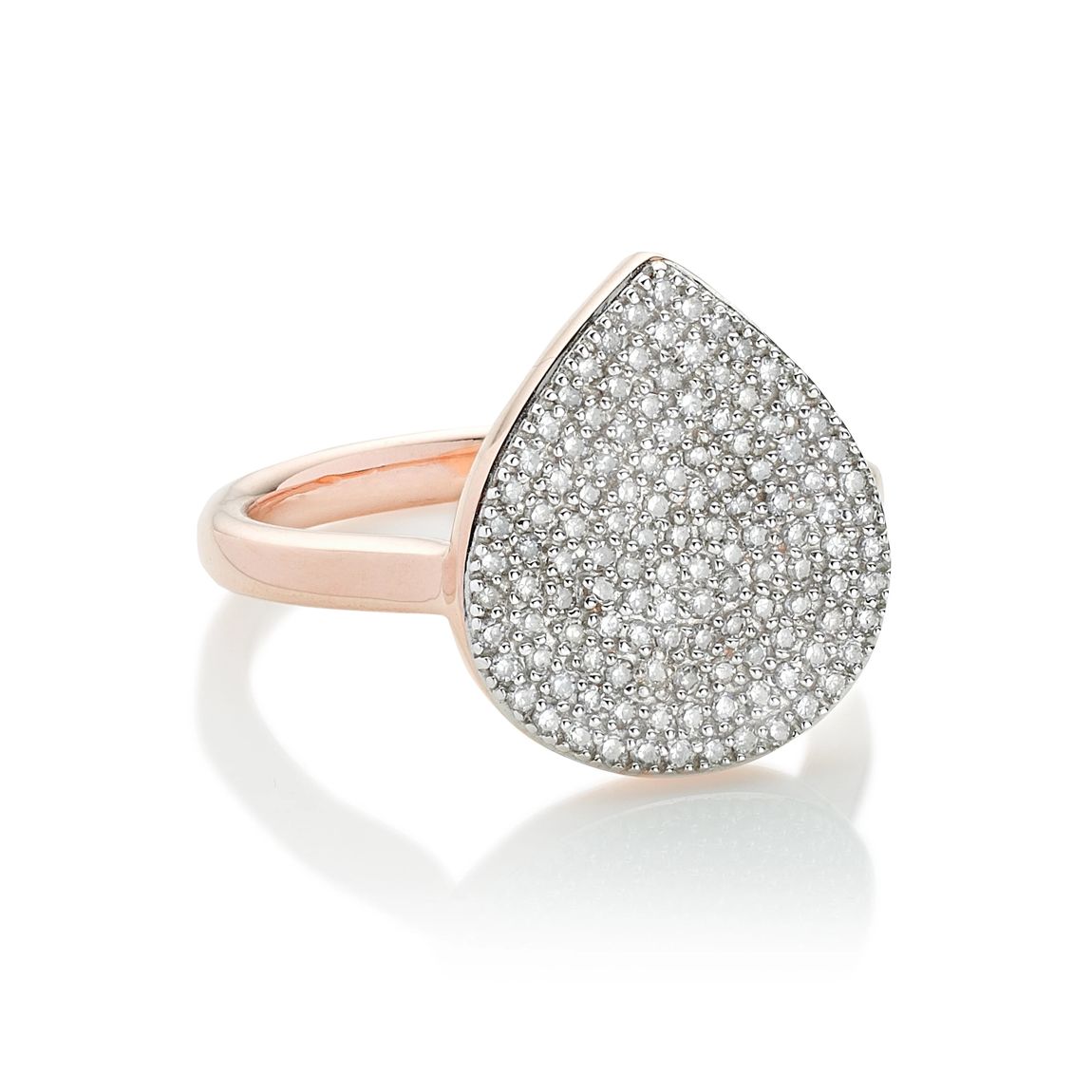 Rose Gold Vermeil Alma Ring - Diamond main product photo