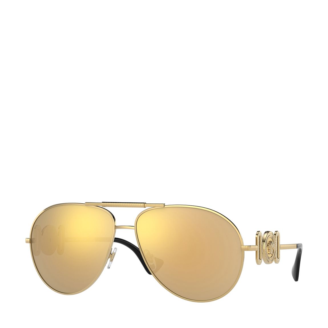 Men's Gold Versace Sunglasses 65mm main product photo