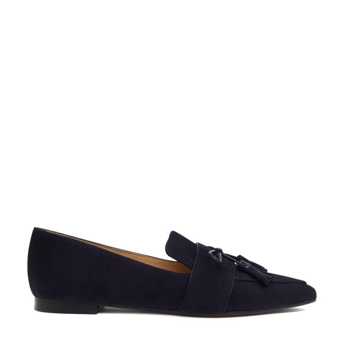 Navy Suede Celina Loafers main product photo