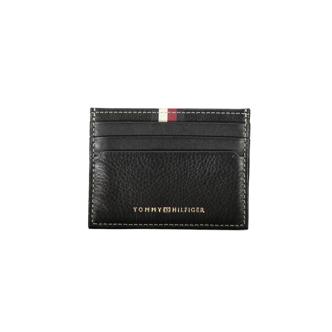 Leather Card Holder Wallet - Black main product photo