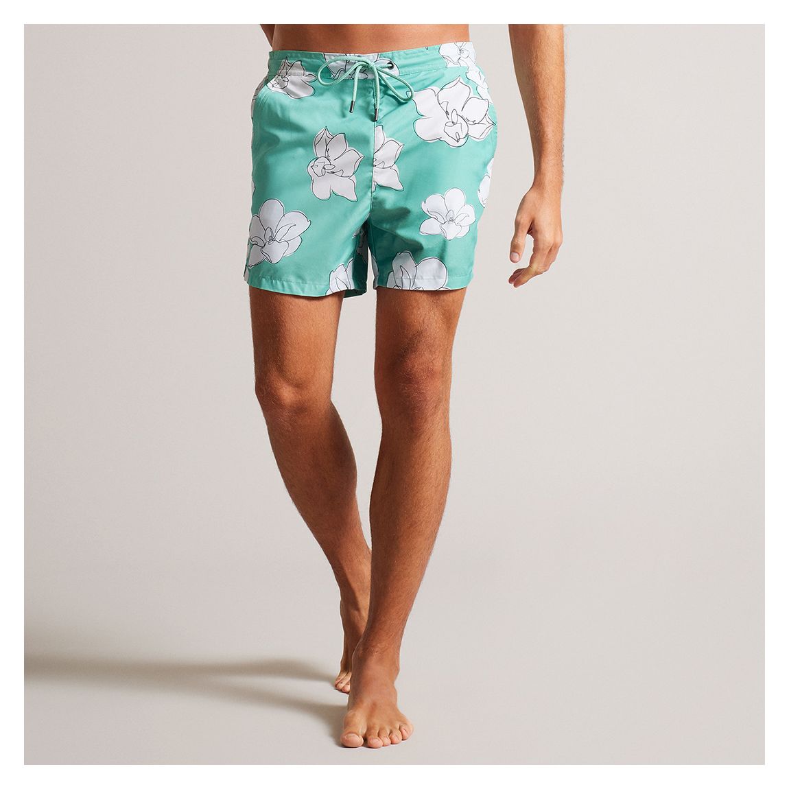Large Scale Floral Swimshort main product photo