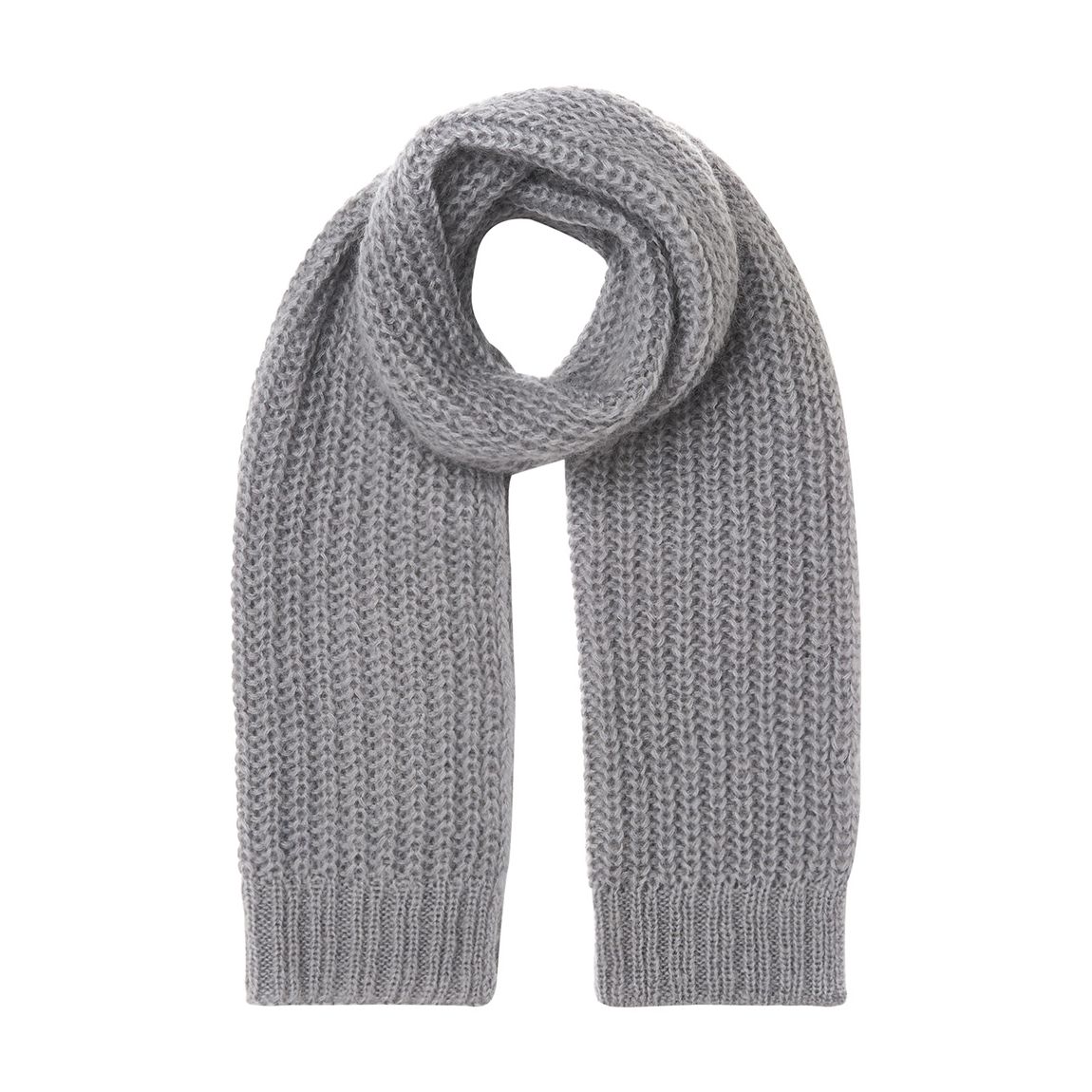 Light Grey Mohair Scarf main product photo