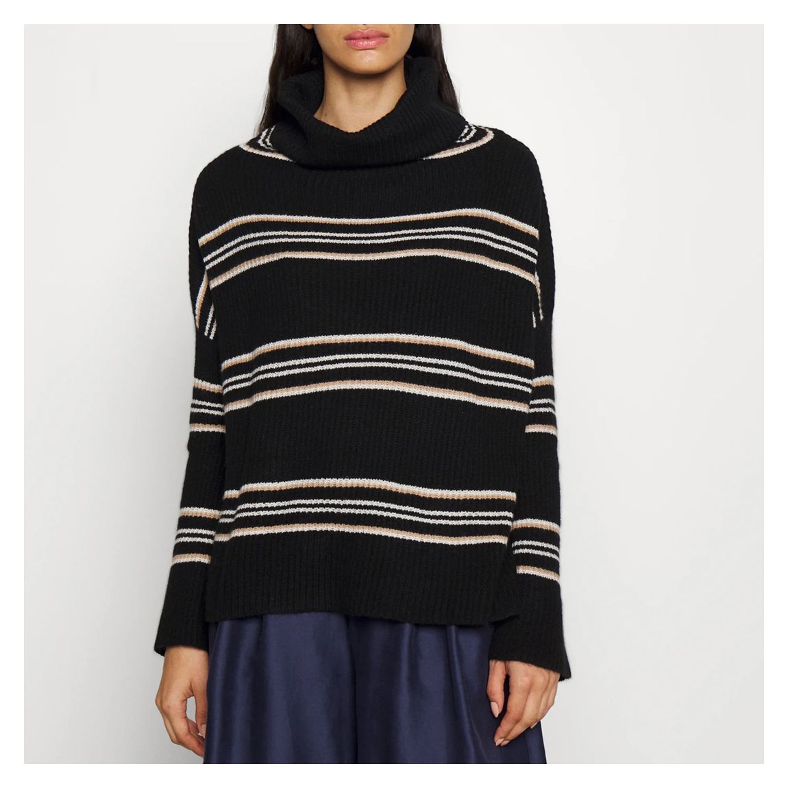 Black Pattern Scorgere Cashmere Jumper main product photo