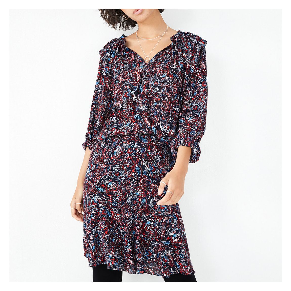 Multi Dimitra Gathered Top main product photo