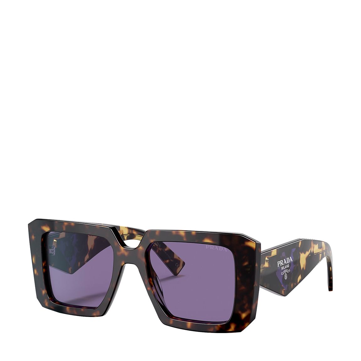 Women's Black Prada Sunglasses 51mm main product photo