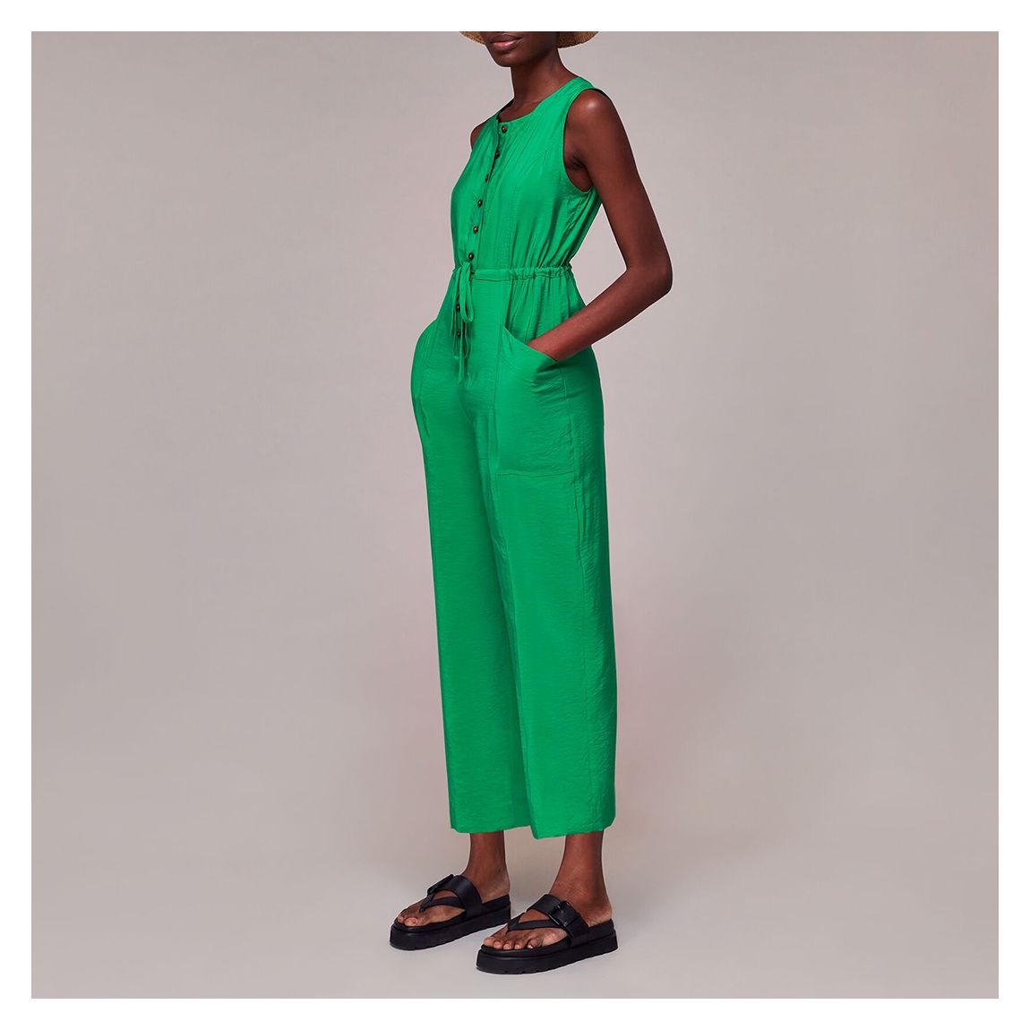 Green Jess Jumpsuit main product photo