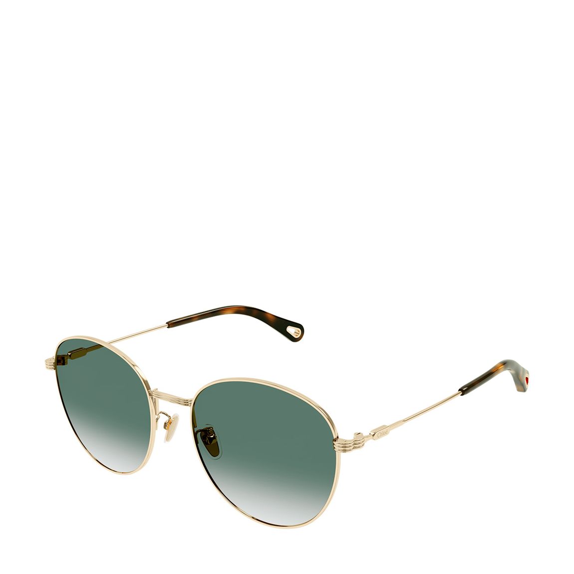 Women's Blue/Gold Chloe Sunglasses 57mm main product photo