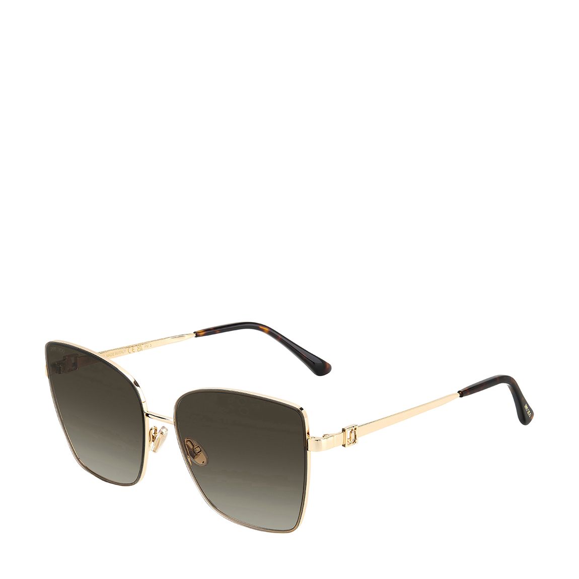 Gold Brown Vella Sunglasses 59mm main product photo