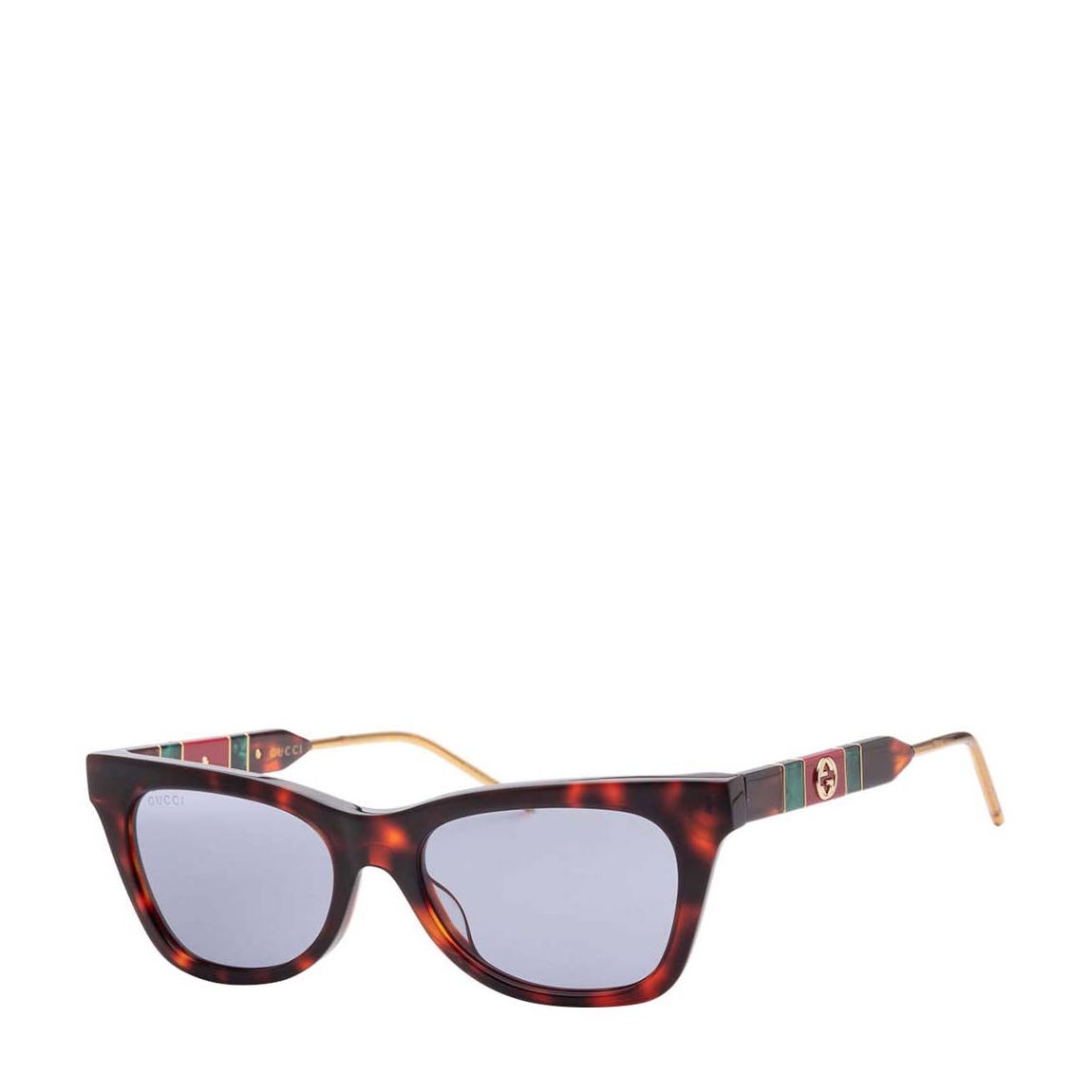 Women's Havana Blue Gucci Sunglasses 53mm main product photo