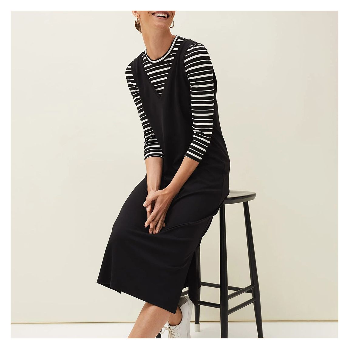 Black Catya Two Piece Dress main product photo