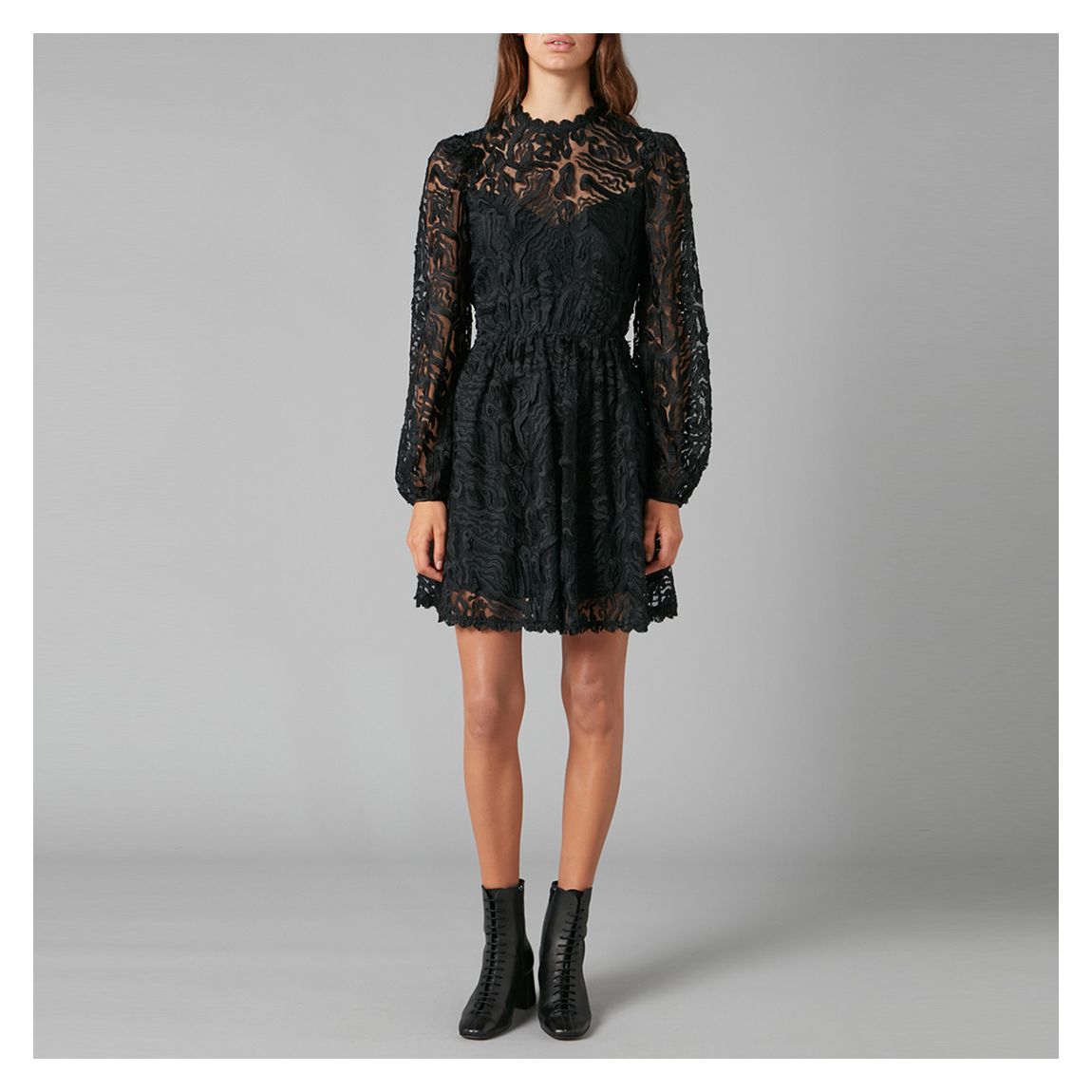 Black Twiggy Lace Dress main product photo
