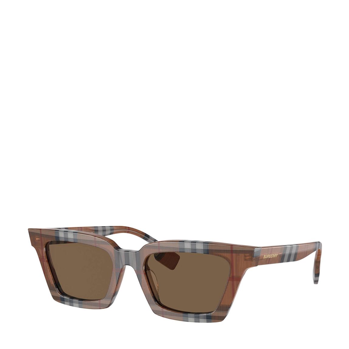 Women's Brown Burberry Sunglasses 52mm main product photo