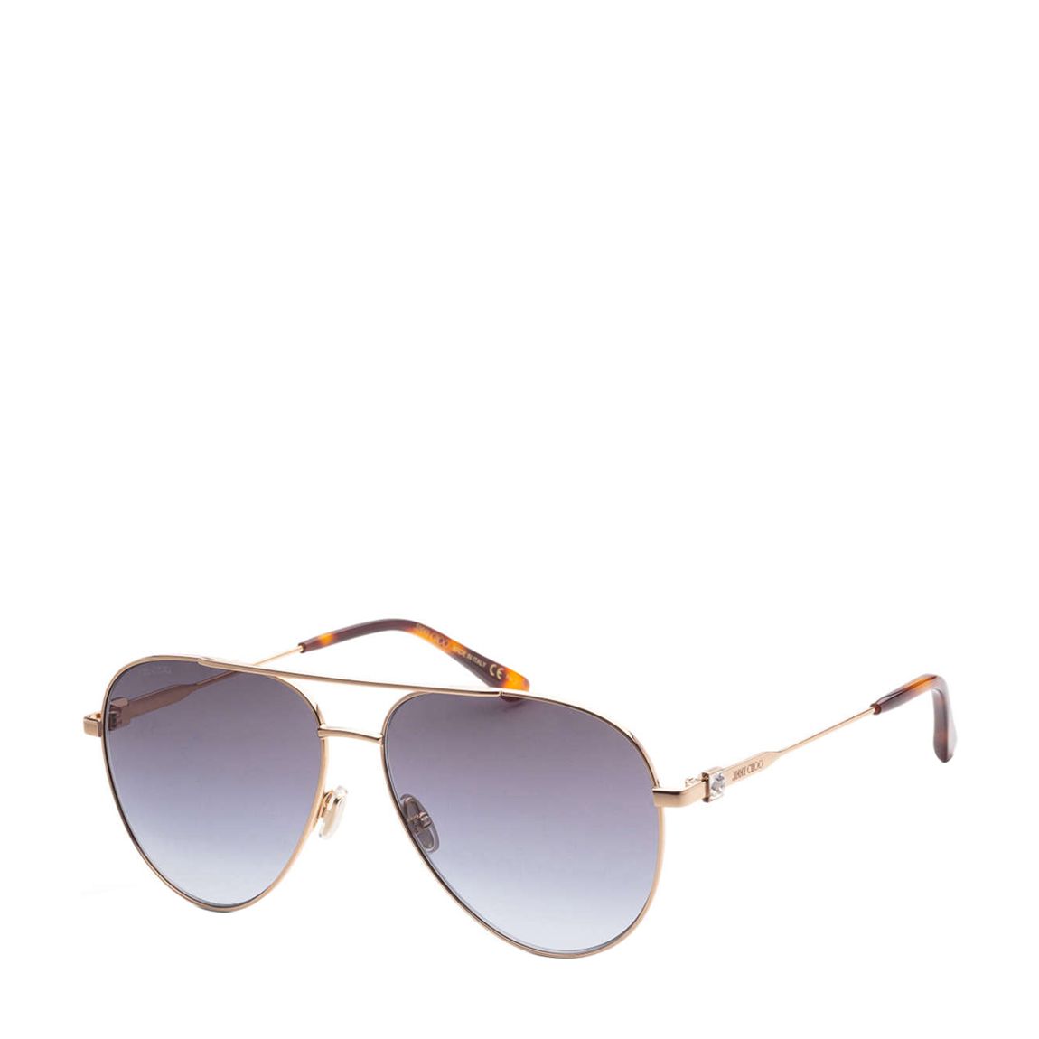 Women's Rose Gold Jimmy Choo Sunglasses 60mm main product photo