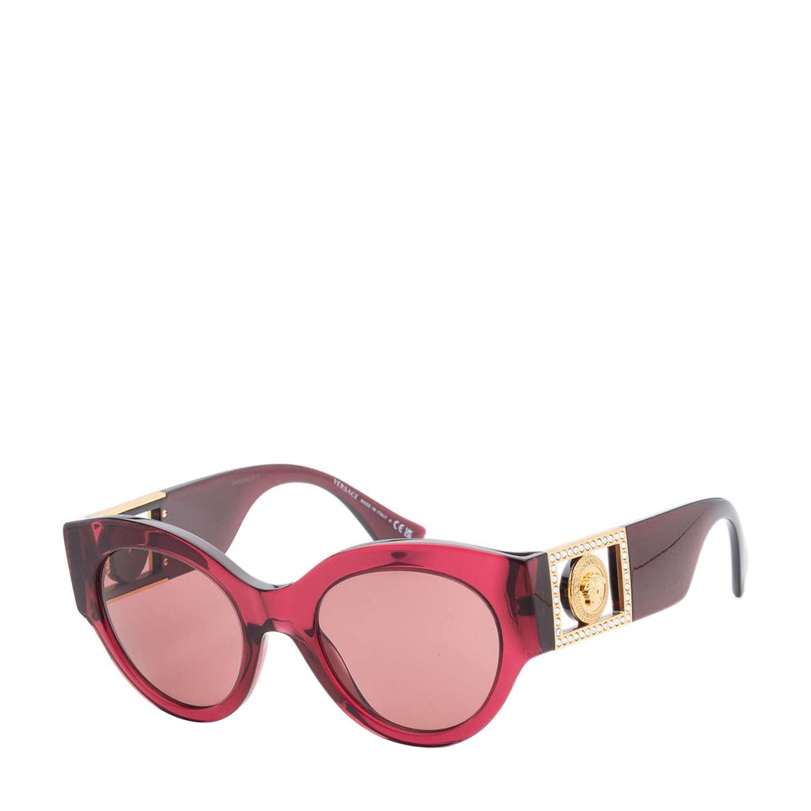 Women's Red Versace Sunglasses 52mm main product photo