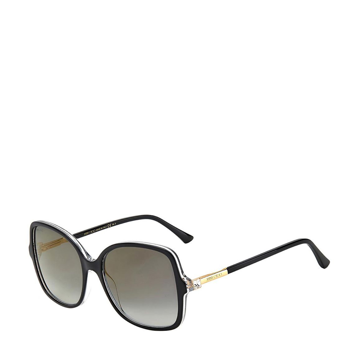 Jimmy Choo Women's Sunglasses Judy Black/Grey Mirror Lens main product photo