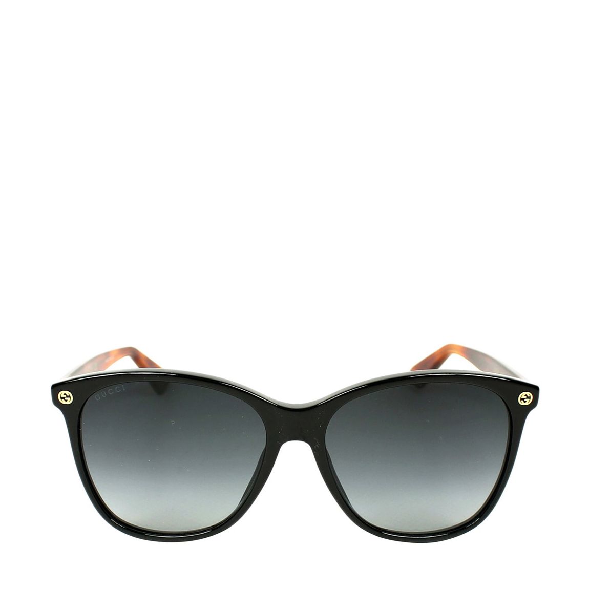 Women's Black/Brown Sunglasses 58mm main product photo