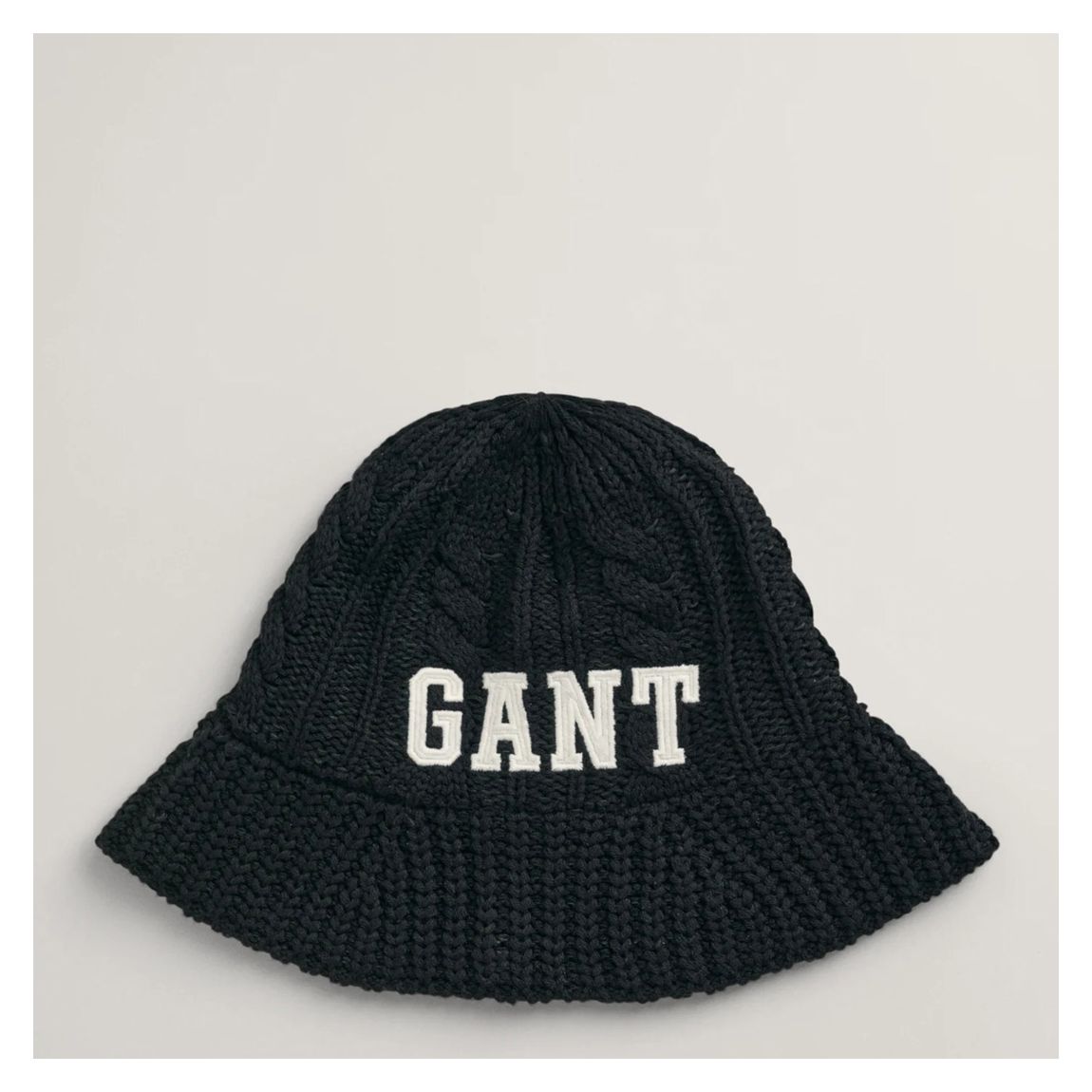 Black Knitted Wool Blend Bell Hat main product photo