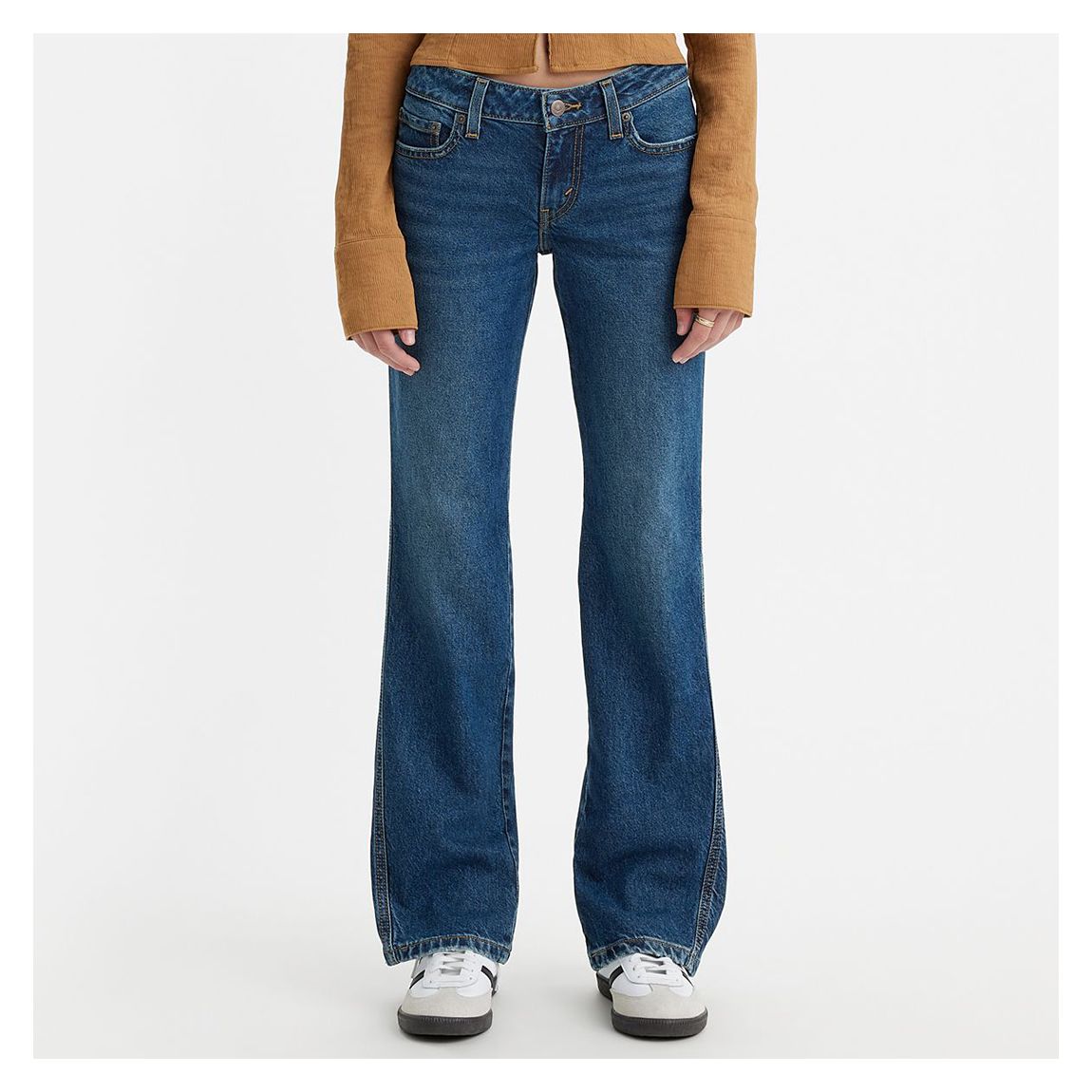 Indigo Bootcut Stretch Jeans main product photo
