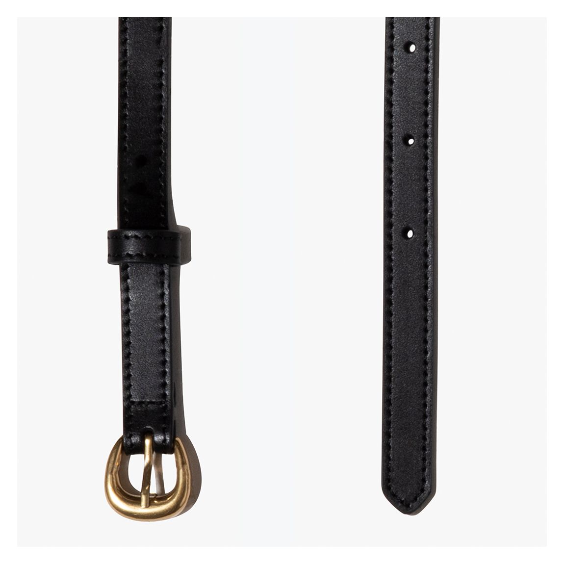 Black/Gold Petit Timeless Buckle Belt main product photo