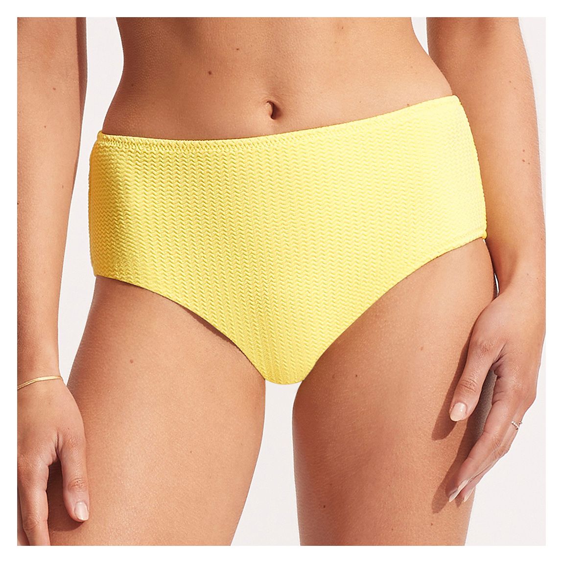 Lime High-waisted Bikini Bottoms main product photo