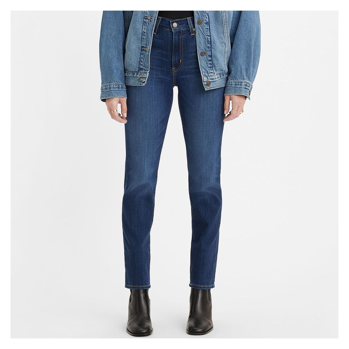 Indigo 724™ High Rise Straight Jeans main product photo