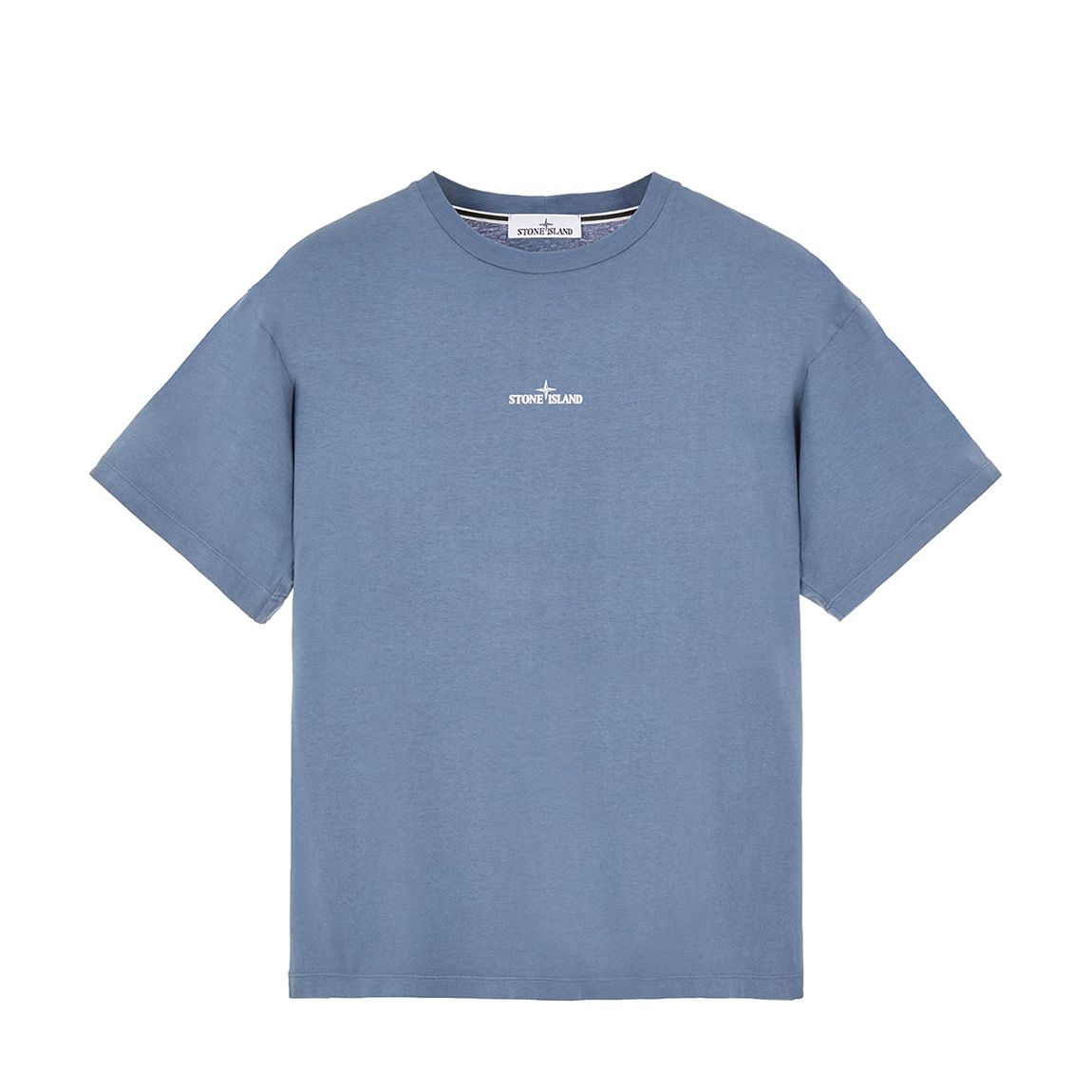 Mid Blue Small Logo Cotton T-Shirt main product photo