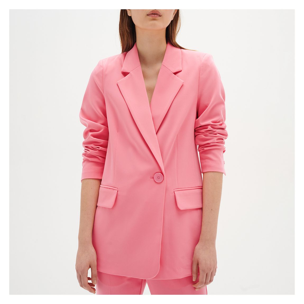 Pink Adian Wrap Blazer main product photo