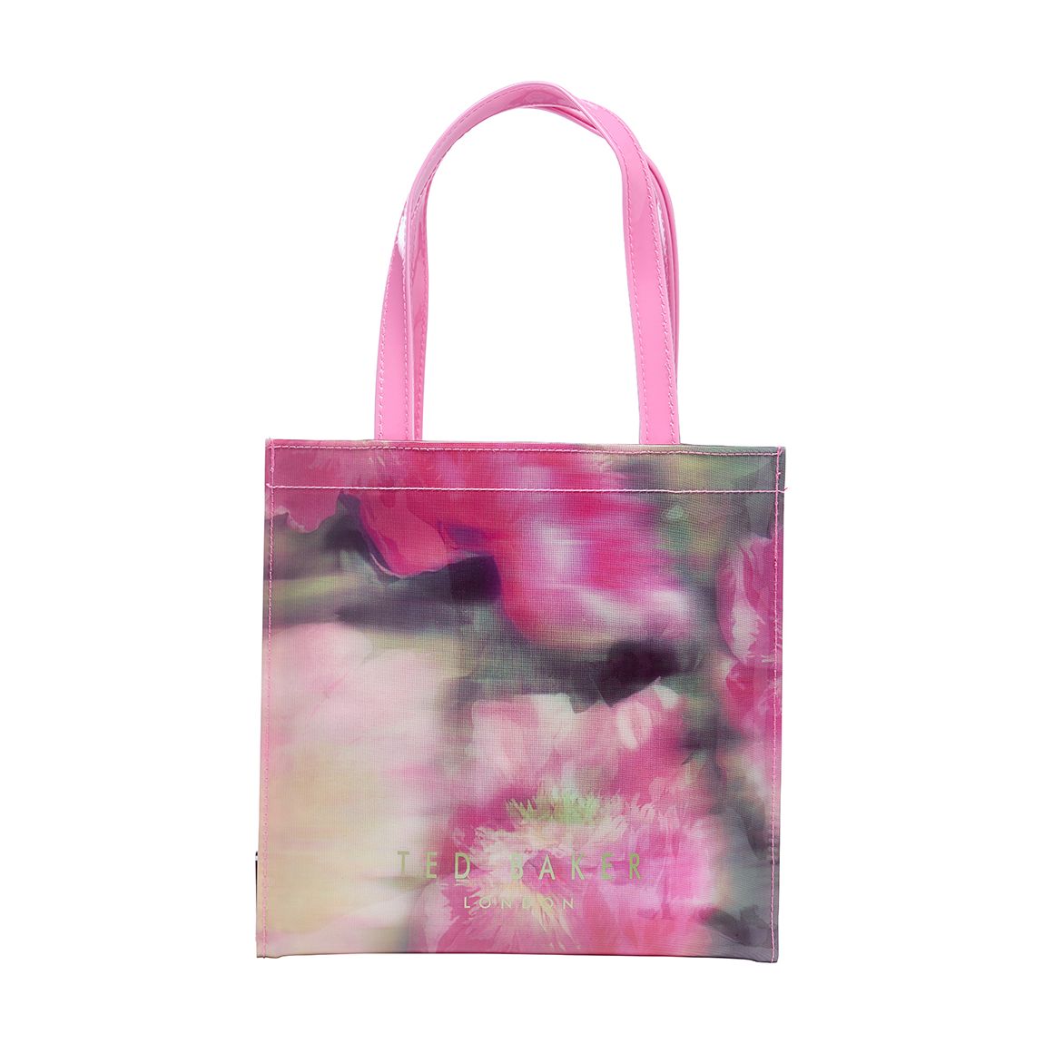 Pink Small Blurred Floral Printed Icon Bag main product photo