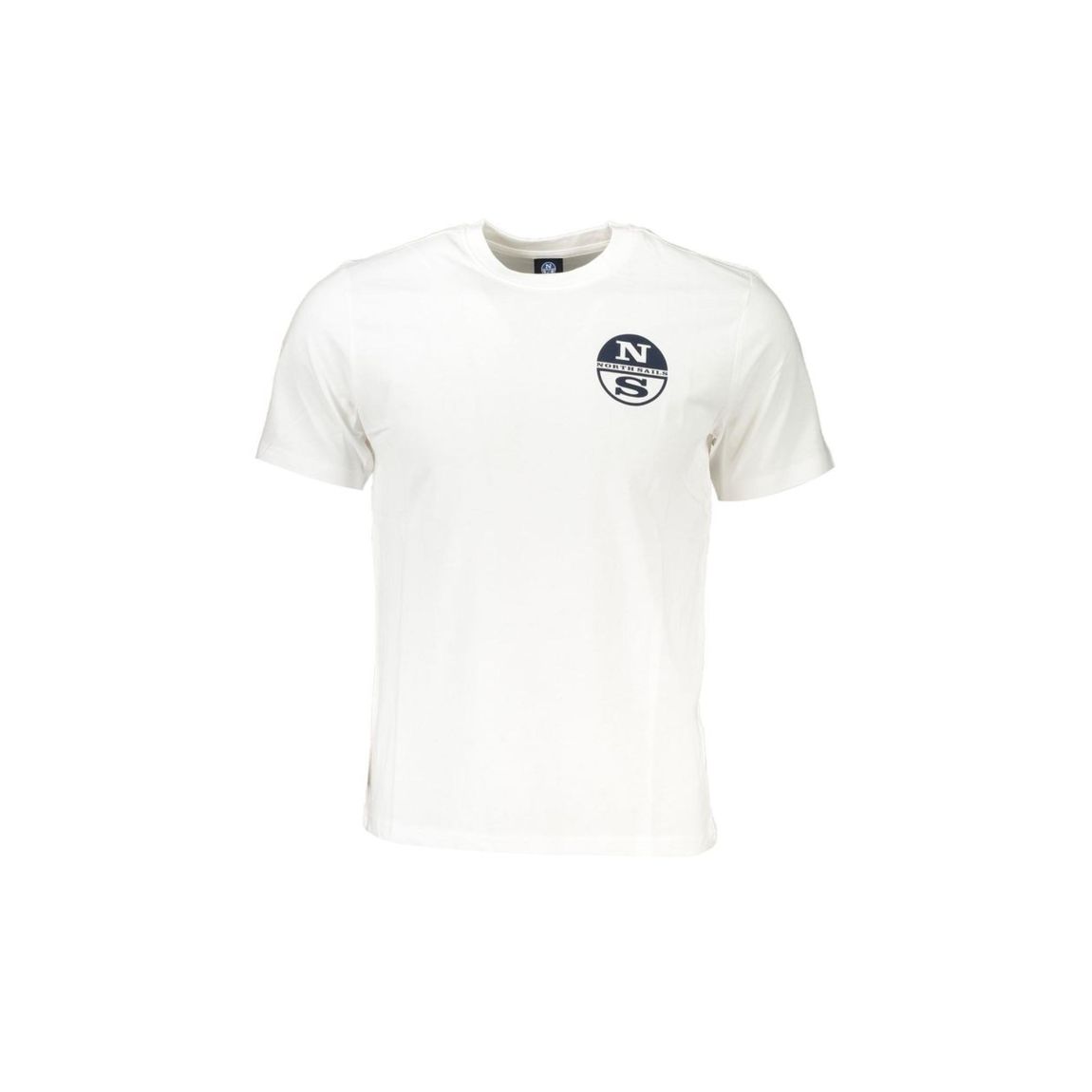 Crew Neck Short Sleeve Tee Classic Logo Tee - White T-Shirts main product photo