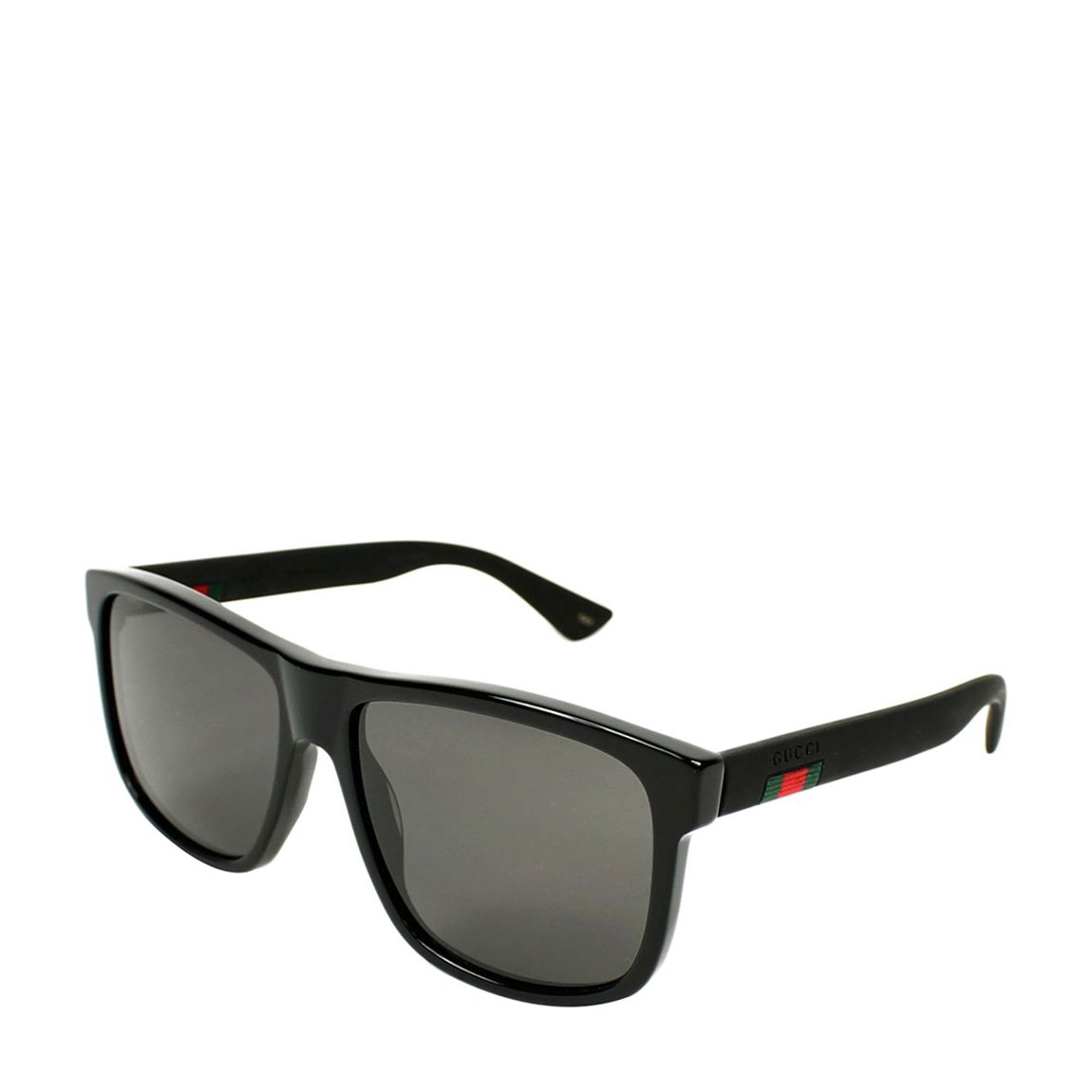 Men's Black/Grey Gucci Sunglasses 58mm main product photo