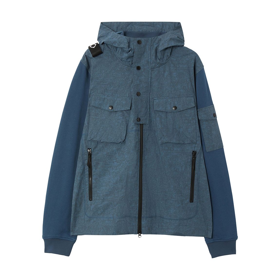 Teal Lightweight Hooded Cotton Jacket main product photo