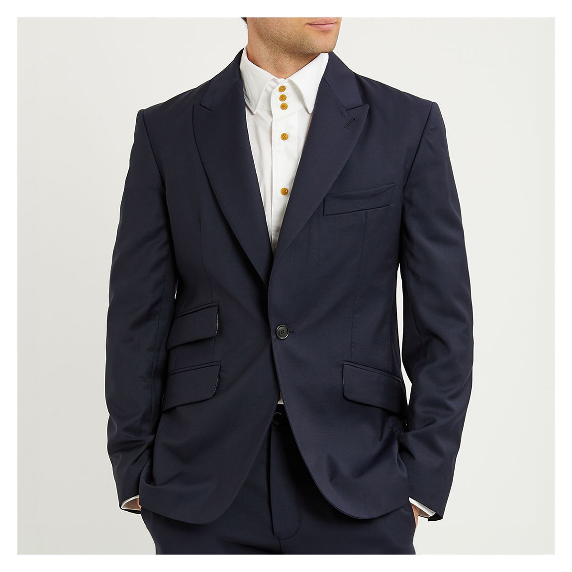 Navy Multi Pocket Blazer main product photo