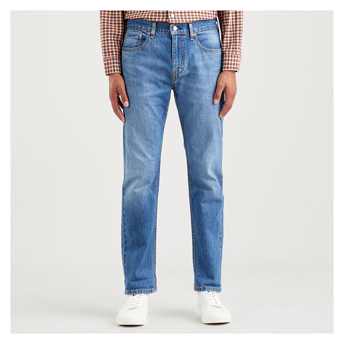 Blue 502™ Tapered Straight Stretch Jeans main product photo