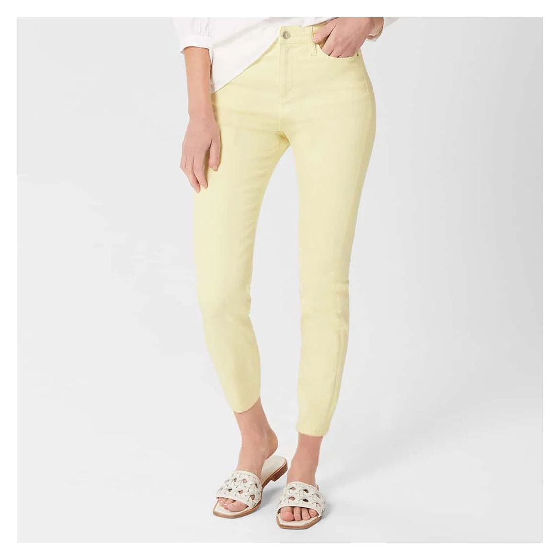 Yellow Gia Sculpting Jeans main product photo