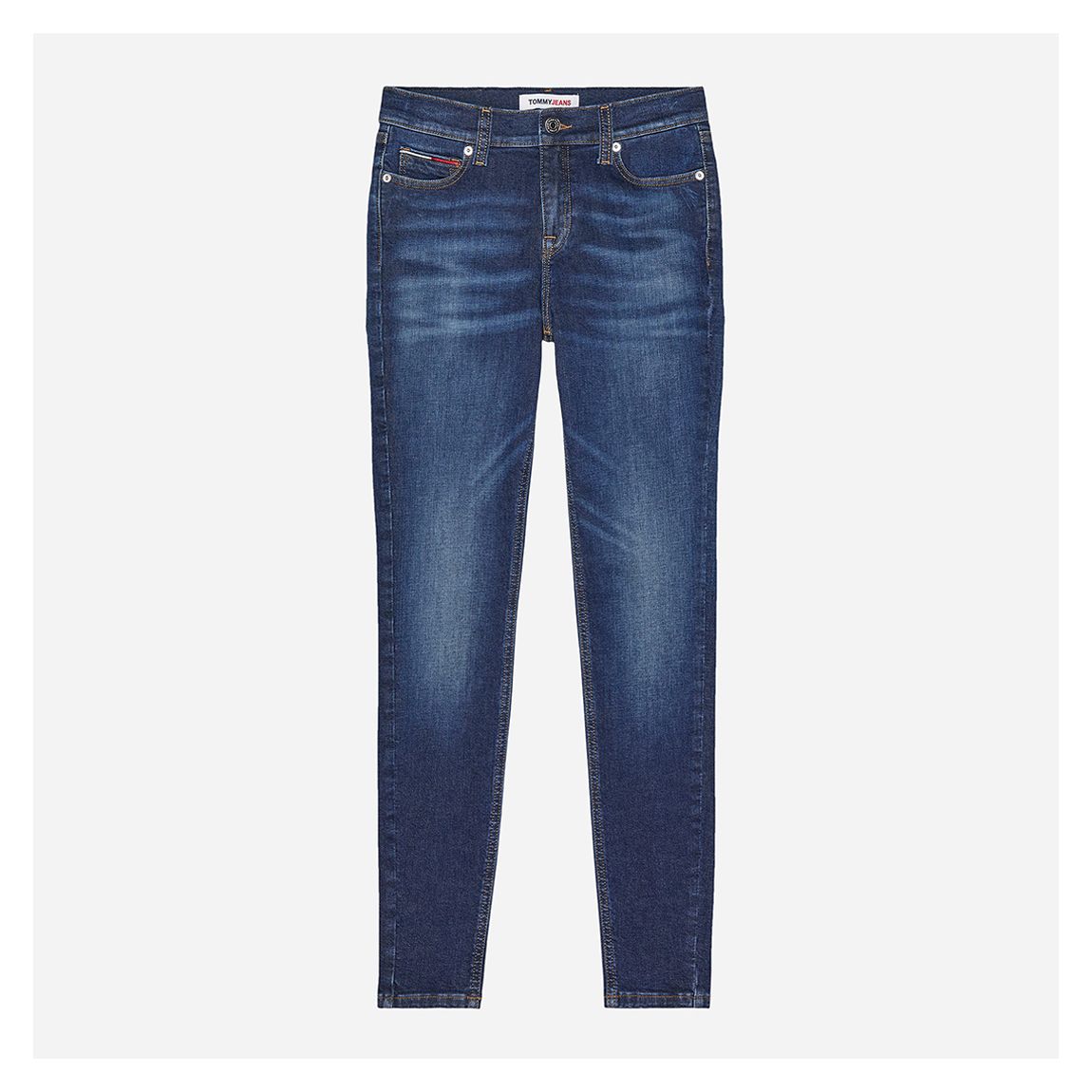 Dark Blue Straight Stretch Jeans main product photo