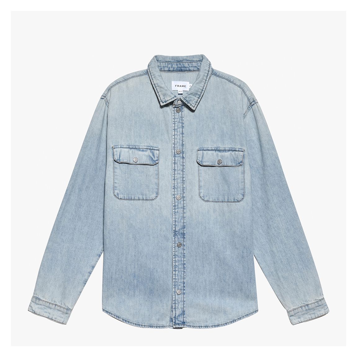 Washed Denim Cotton Shirt main product photo