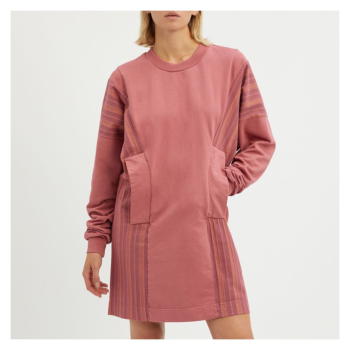 Pink Cotton Jumper Dress main product photo