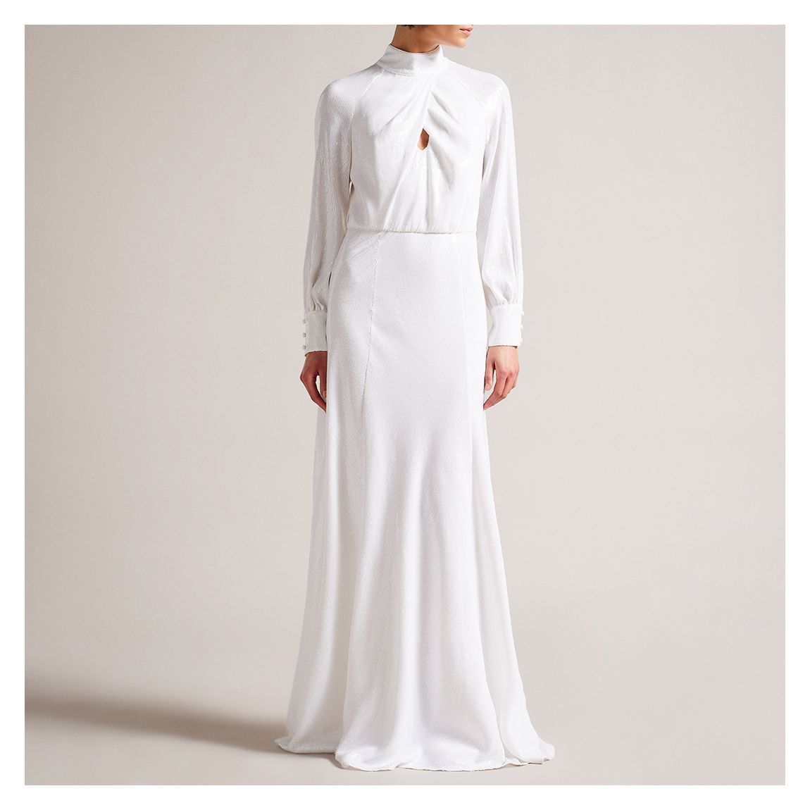 White Mayrose Maxi Dress main product photo