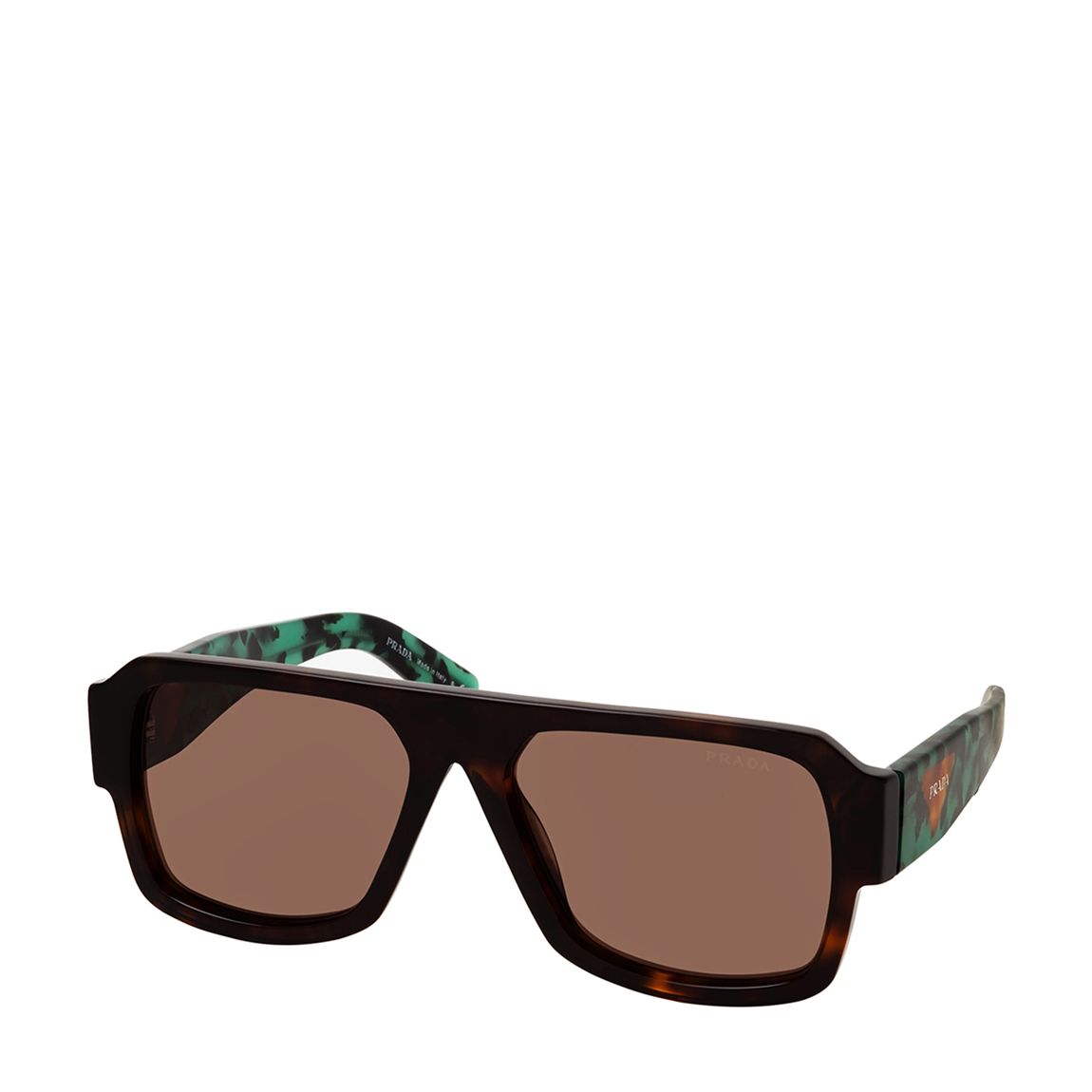 Men's Prada Brown Sunglasses 56mm main product photo